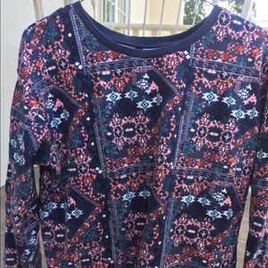 Long Sleeve Navy Pullover